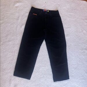 Empyre Black Corduroy Pants Straight Leg